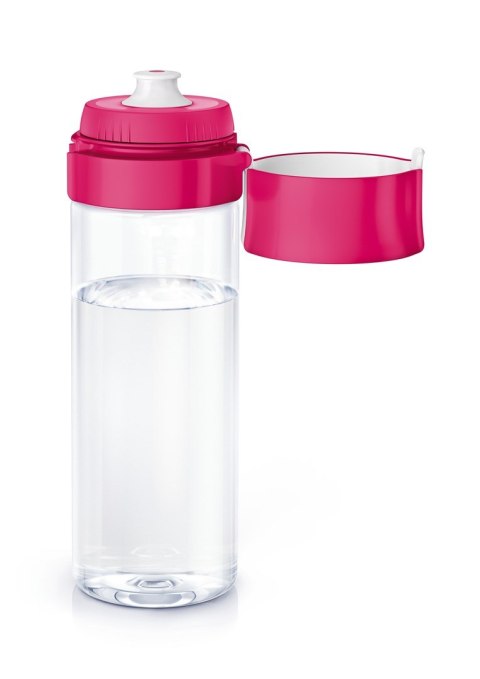 Butelka filtrująca Brita Fill&Go różówa + 4 filtry MicroDisc