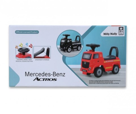 Milly Mally Pojazd Mercedes-Benz Actros Fire Truck Red