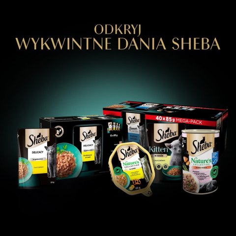 SHEBA Nature's mix smaków w sosie saszetki dla kota40x85g