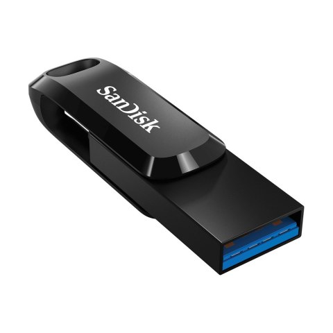 Pendrive SanDisk Ultra Dual GO SDDDC3-128G-G46 (128GB; USB 3.0, USB-C; kolor czarny)