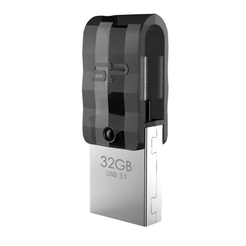 Pendrive Silicon Power Mobile C31 32GB USB 3.2 Typ-A, Typ-C Czarny