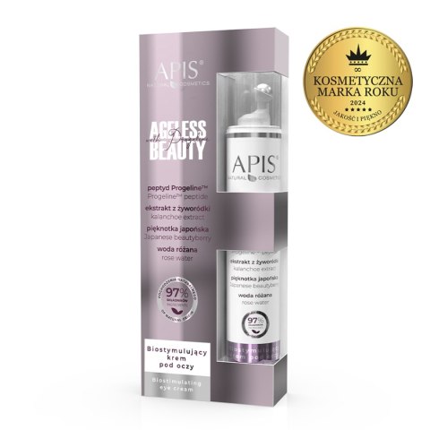 Apis Ageless beauty with progeline biostymulujący krem pod oczy z progeliną 10 ml