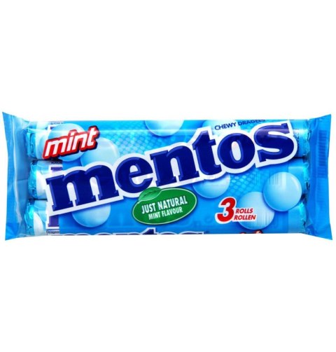 Mentos Minze Kaubonbon 3x38 g