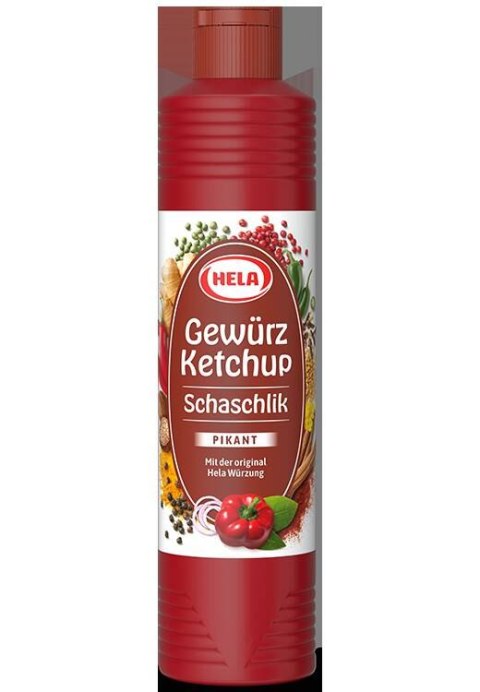 Hela Gewürz Ketchup Schaschlik Pikant 800 ml