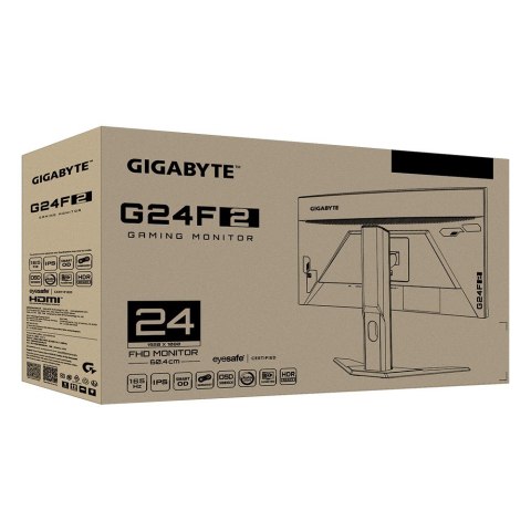 MONITOR GIGABYTE LED 23,8" G24F 2 165Hz (WYPRZEDAŻ)