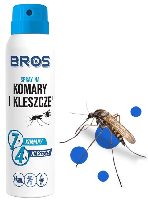 BROS - spray na komary i kleszcze 90ml - 1 szt.