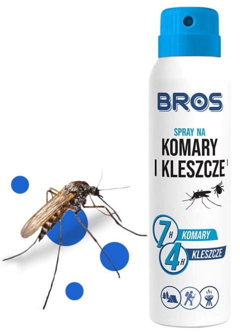 BROS - spray na komary i kleszcze 90ml - 1 szt.