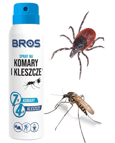 BROS - spray na komary i kleszcze 90ml - 1 szt.