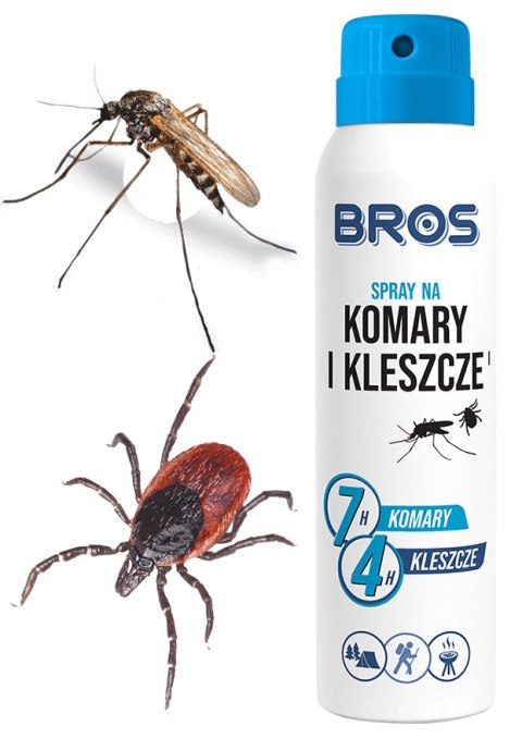 BROS - spray na komary i kleszcze 90ml - 1 szt.