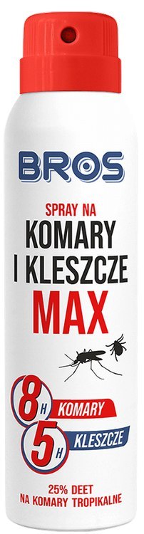 BROS - spray na komary i kleszcze MAX 90ml - 2 szt.