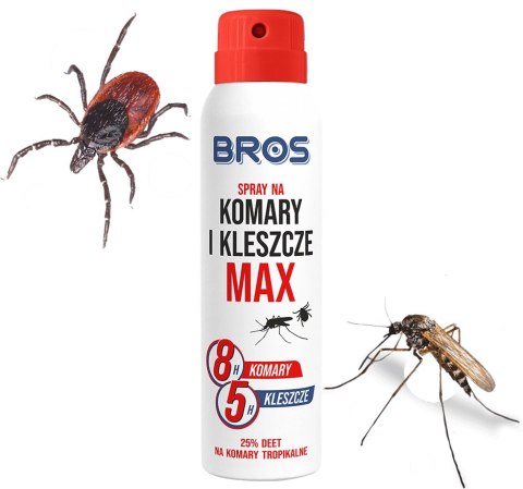 BROS - spray na komary i kleszcze MAX 90ml - 2 szt.