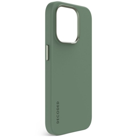 Decoded - silikonowa obudowa ochronna do iPhone 15 Pro Max kompatybilna z MagSafe (sage leaf green)