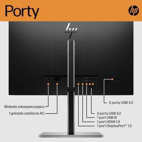 MONITOR HP LED 23,8" E24 G5 (6N6E9AA)