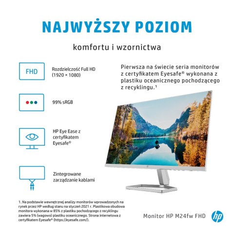 MONITOR HP LED, IPS 23,8" M24fw (2D9K1E9)