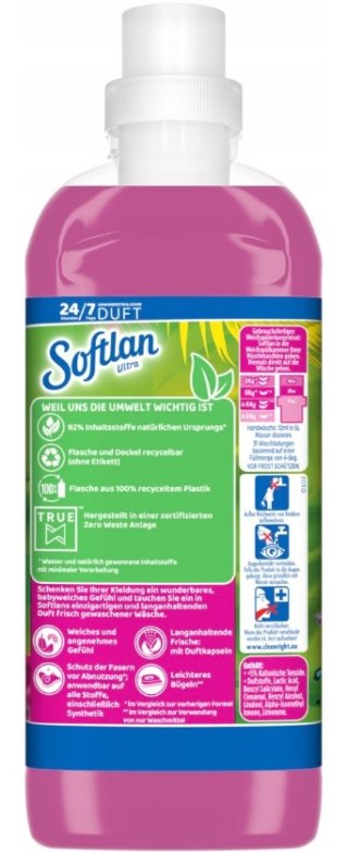 Softlan Paradise Collection Płyn do Płukania 650 ml