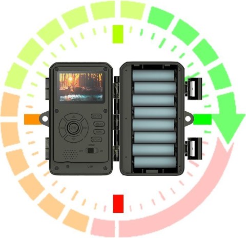 Kamera obserwacyjna SJCAM M50 MYŚLIWSKA FOTOPUŁAPKA GREEN