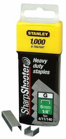 ZSZYWKA G 6MM 1/4" HD TYP G 4/11/140 /1000SZT/ (1/7) STANLEY