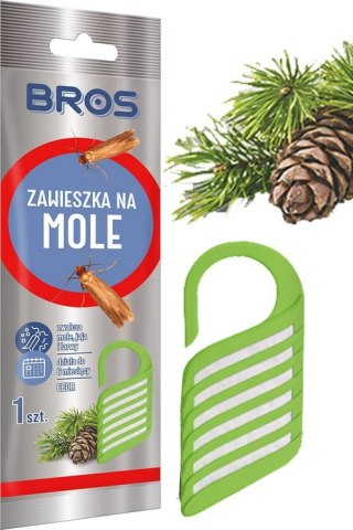 BROS - zawieszka na mole cedrowa - 1 szt.