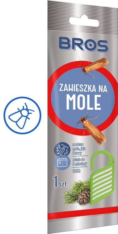 BROS - zawieszka na mole cedrowa - 1 szt.