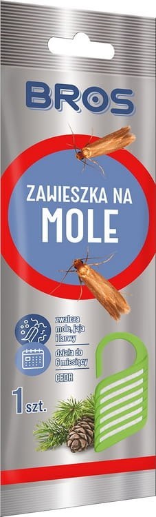 BROS - zawieszka na mole cedrowa - 10 szt.