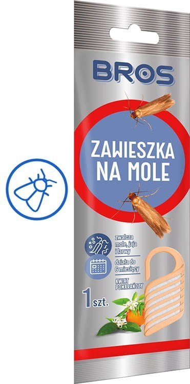 BROS - zawieszka na mole kwiat pomarańczy - 1 szt.