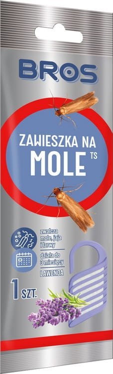 BROS - zawieszka na mole lawendowa - 1 szt.