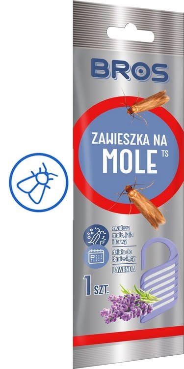 BROS - zawieszka na mole lawendowa - 1 szt.