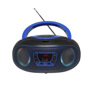 Boombox BT Denver TCL-212BT z radiem, wejściem CD i USB niebieski