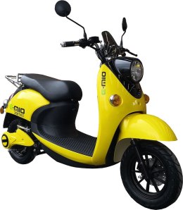 Skuter elektryczny E-MIO Destina żółty moc 2000W, prędkość 45 km/h, zasięg 50 km + kufer