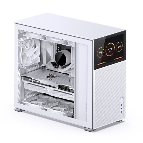 Jonsbo D41 MESH Screen ATX Gehäuse, Tempered Glass - weiß