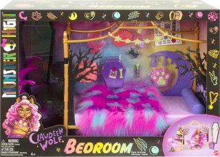 Mebelki Sypialnia Monster High Clawdeen Wolf + akcesoria