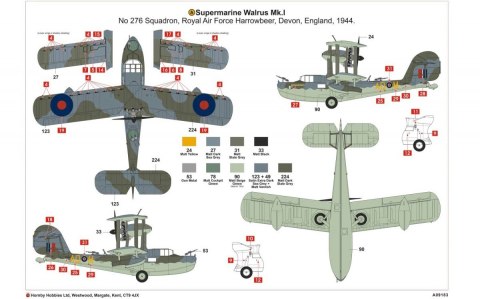 Model plastikowy Supermarine Walrus Mk.I