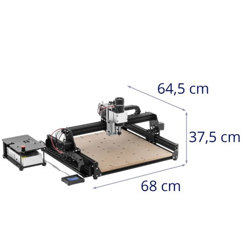 Frezarka CNC do drewna plastiku metalu 43 x 39 cm 500 W