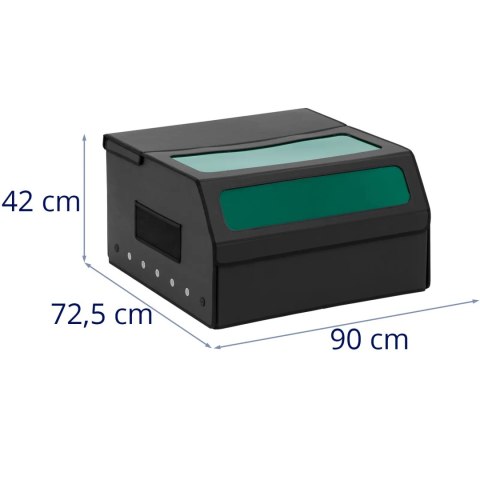 Osłona ochronna obudowa do grawerki laserowej z systemem odsysania