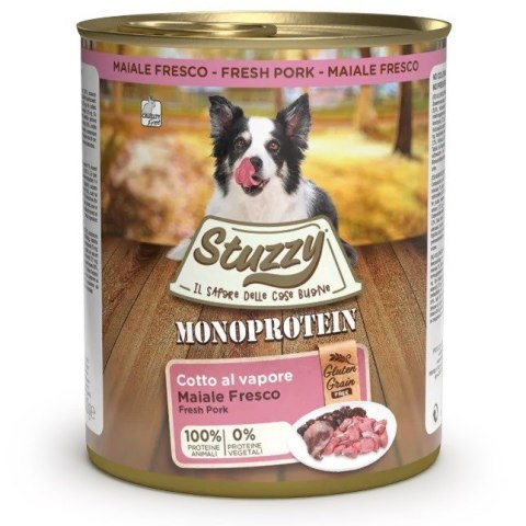 STUZZY dla psów Monoprotein Wieprzowe 800g