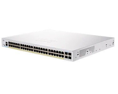 CBS250 Smart 48-port GE, Partial PoE, 4x1G SFP