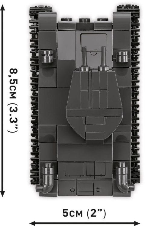 Klocki Renault R35 - Valentine IX - Panzer I