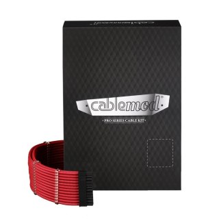 CableMod C-Series PRO ModMesh Zestaw Corsair AXi/HXi/RM (żółta etykieta) - czerwony