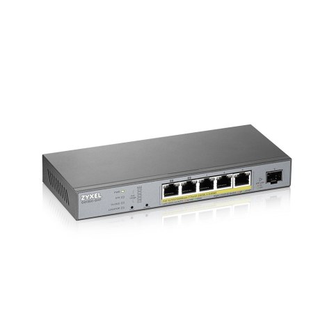 Switch Zyxel GS1350-6HP 6p PoE (PoE+: 3;PoE++: 2) 60W Managed Gigabit