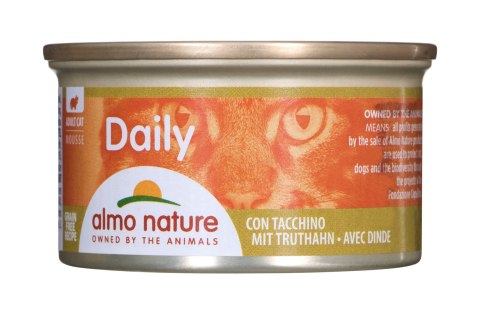 ALMO NATURE Daily Menu Mus z indykiem - puszka 85g