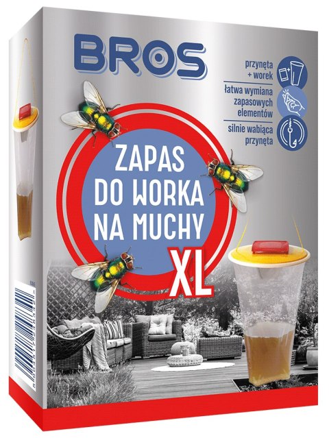 BROS - zapas do worka na muchy XL - 2 szt.