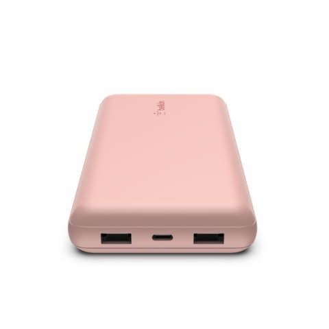 BELKIN POWERBANK 20000 MAH, USB-A C 15W, ROSE GOLD