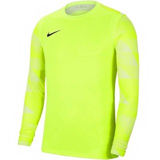 Bluza bramkarska dla dzieci Nike Dry Park IV JSY LS GK JUNIOR limonkowa CJ6072 702 L