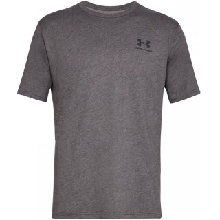 Koszulka męska Under Armour Sportstyle Left Chest SS ciemny szary 1326799 019 XL