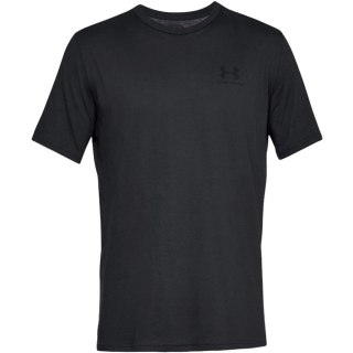 Koszulka męska Under Armour Sportstyle Left Chest SS czarna 1326799 001 S