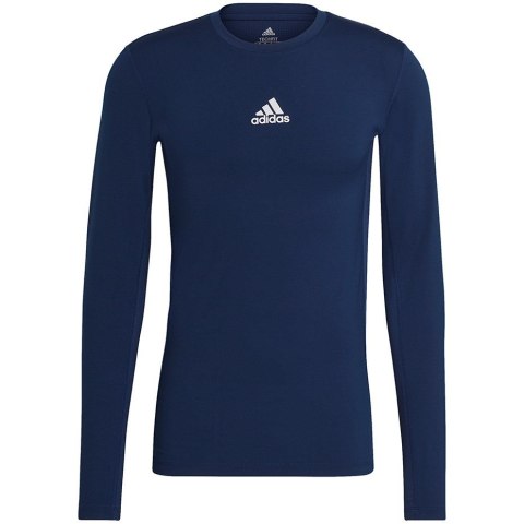 Koszulka męska adidas Compression Long Sleeve Tee granatowa GU7338 M