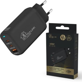 Ładowarka EXTRALINK CHARESL02(1x USB 2.03250mA20V)