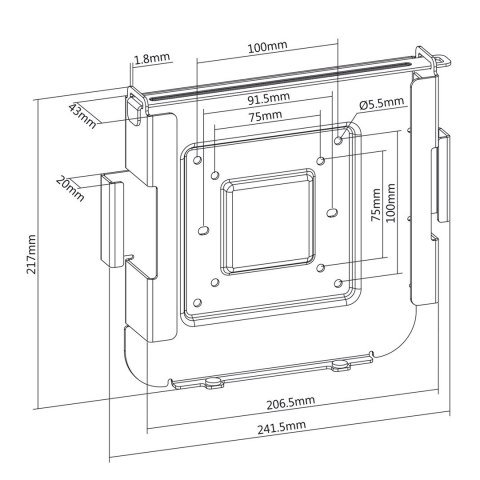 MACLEAN UCHWYT DO MAC MINI MC-473