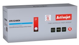 Activejet ATK-5240CN Toner (zamiennik Kyocera TK-5240C; Supreme; 3000 stron; niebieski)