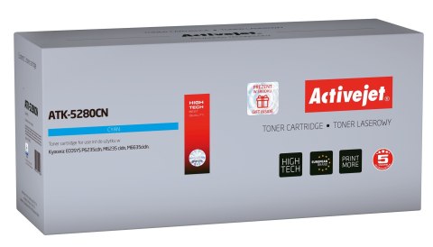 Activejet ATK-5280CN Toner (zamiennik Kyocera TK-5280C; Supreme; 11000; niebieski)